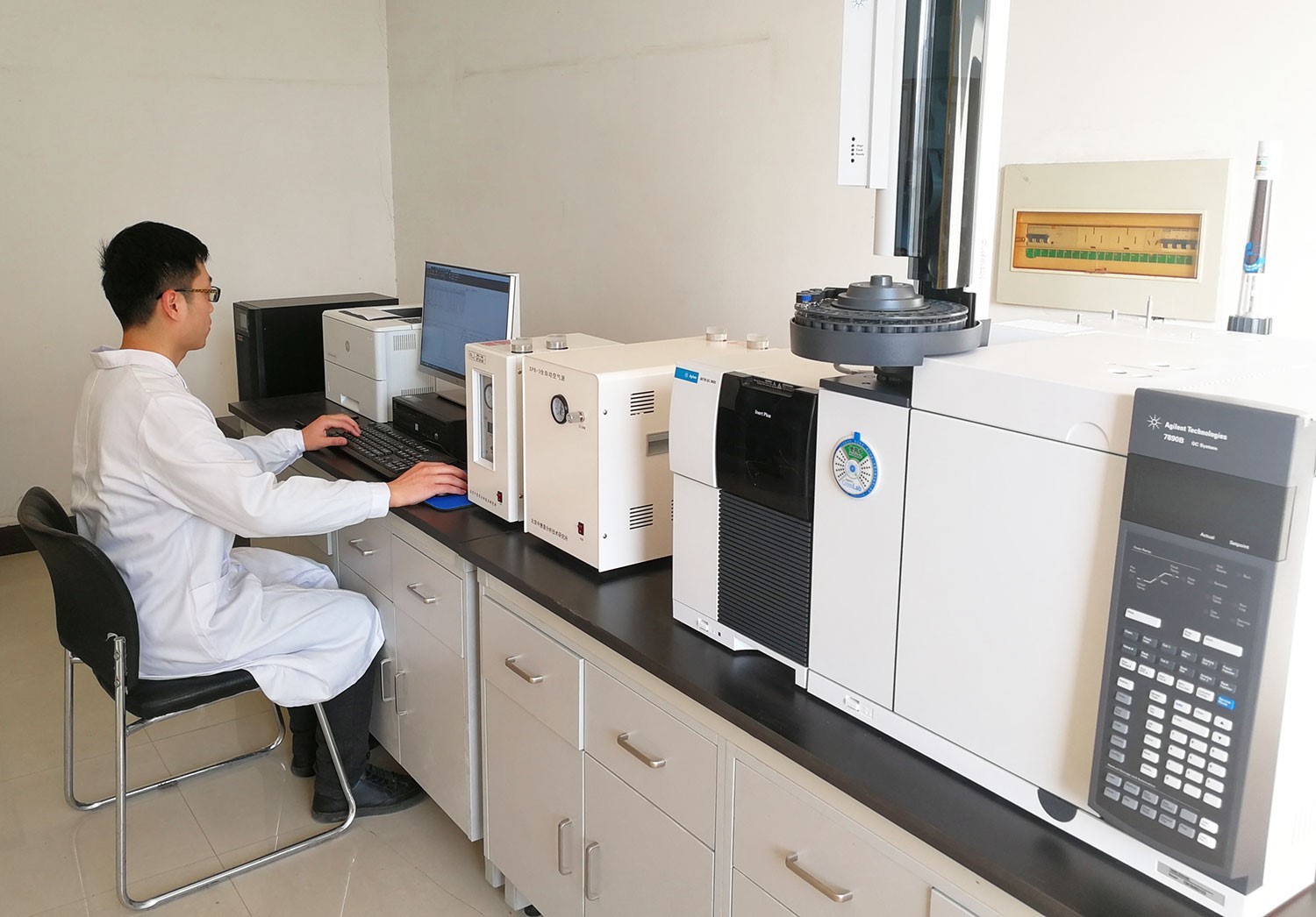 中鋼國檢實驗室一角